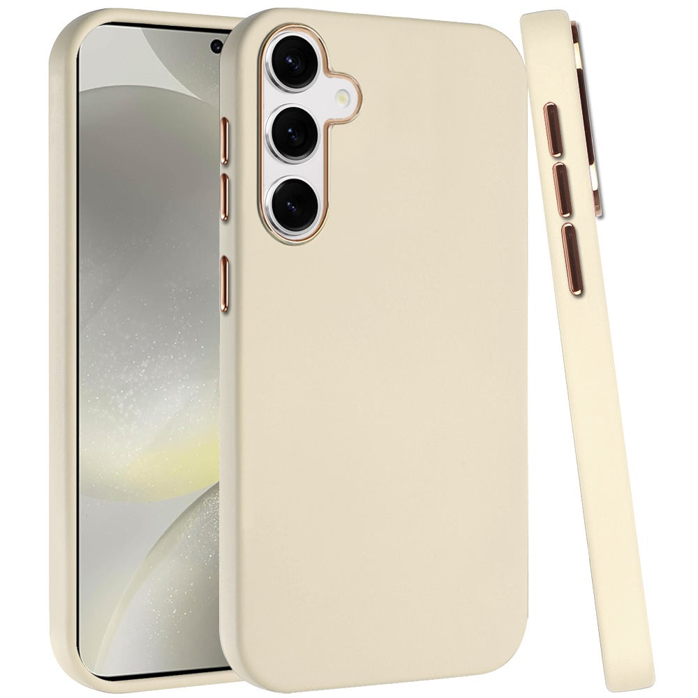 For Samsung Galaxy S25 /S24 Hybrid Armor Shockproof, Durable Bumper Rubber Gummy Gel Slick Hard PC Silicone TPU Case Cover