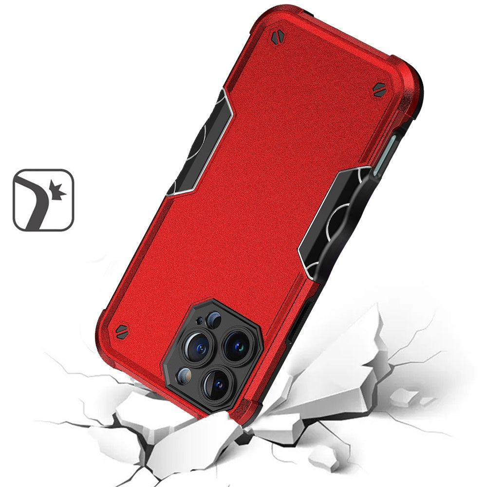 For Apple iPhone 16 Pro Max (6.9") Slim Tough Shockproof Hybrid Heavy Duty Dual Layer TPU Bumper Rugged Rubber Armor Case Cover