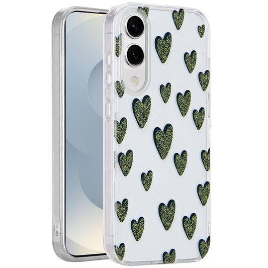 For Samsung Galaxy S25 Edge Fashion Layer Design Slim IMD TPU Protective, Shockproof Hybrid Stylish Durable Hard PC Case Cover