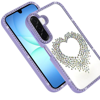 Angel Hearts Glitter Shimmer Diamond Edge Sparkle Hybrid Shockproof AntiSlip Grip Fashion Stylish Protective Bumper