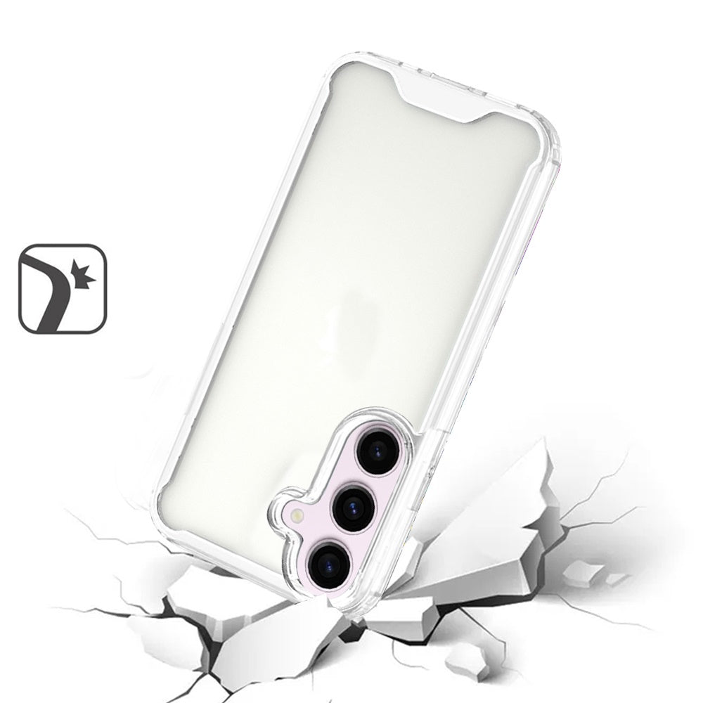 Shockproof Transparent Hard PC TPU Hybrid Durable Frame Gummy Protective Slim Grip Lightweight