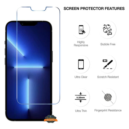 For T-Mobile Revvl 8 Pro Screen Protector Tempered Glass LCD Clear Film Protective Glass Protector Transparent