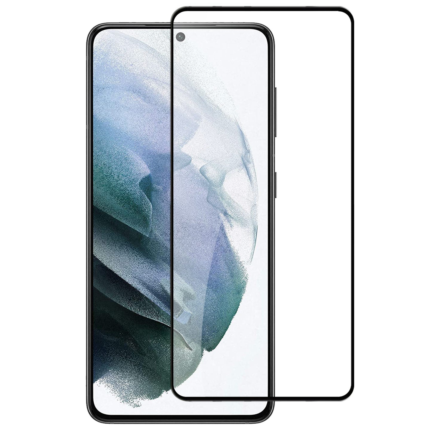 For Samsung Galaxy S23+ / S23 Plus Tempered Glass Screen Protector [Full Coverage] Curved Black Edged 9H Hardness Glass Screen Protector Protector Black