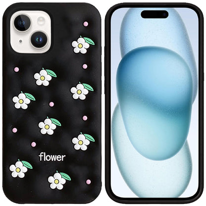 Phone Case for Apple iPhone 15 Plus Fashionable Silicone Textured Decorative Design Pattern Protective Rubber TPU Hybrid Protection Cover