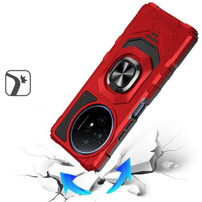 For TCL 60 XE Hybrid Dual Layer with 360° Rotate Magnetic Ring Stand Holder Kickstand TPU Rugged PC Shockproof Case Cover