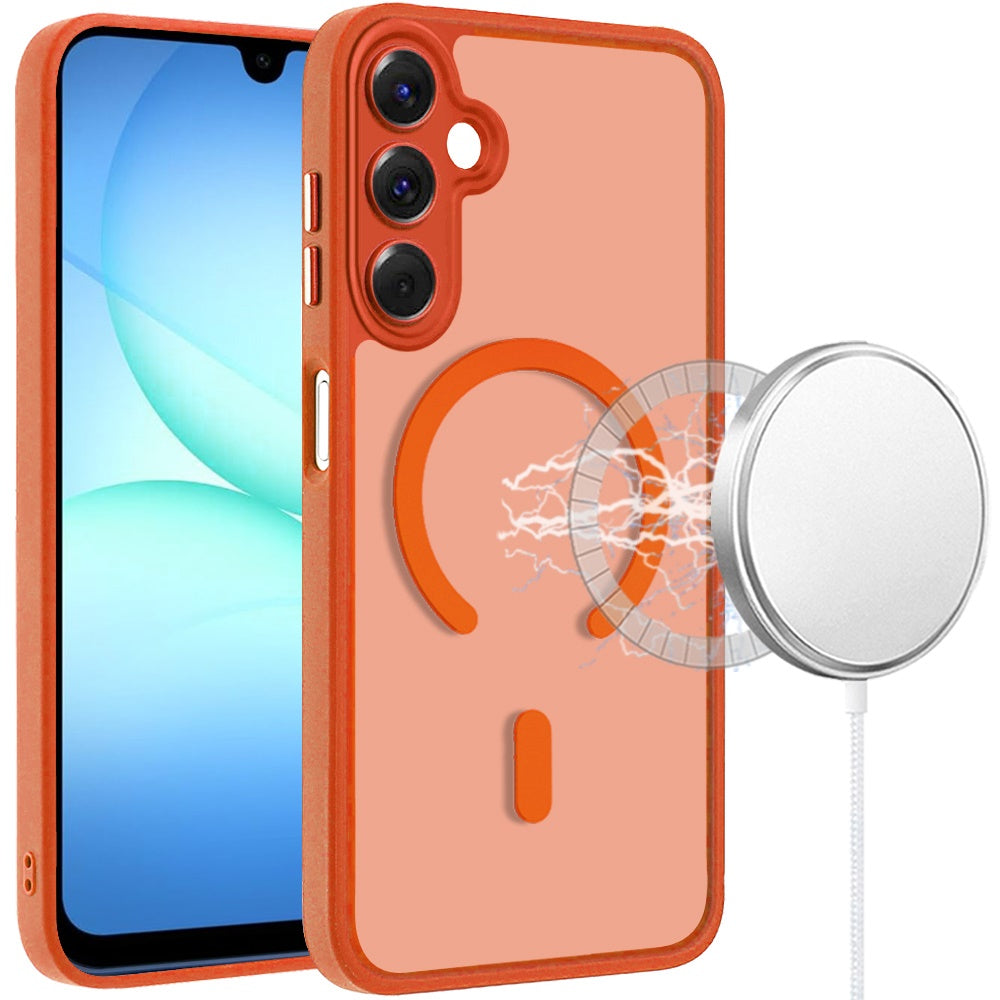 Matte Frosted Magnetic Back Hybrid Hard PC Soft TPU Camera Protection Slim Shock Absorbing Anti Fingerprint