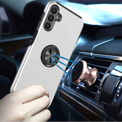 Invisible Ring Stand Shockproof Anti Slip Durable Grip Protective Hybrid Fit Magnetic Car Mount Holder