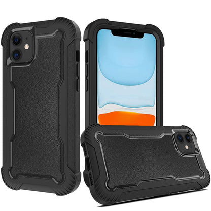 For Apple iPhone 16 Pro Max (6.9") Tough Hybrid Shockproof Hybrid PC + TPU Bumper Frame Rubber Drop Proof 3in1 Armor Full Body Case Cover