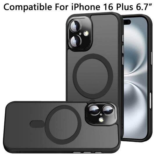 Shockproof Magnetic Hybrid Metal Frame Tempered Camera Glass Lens Protector Military Drop Protection Armor