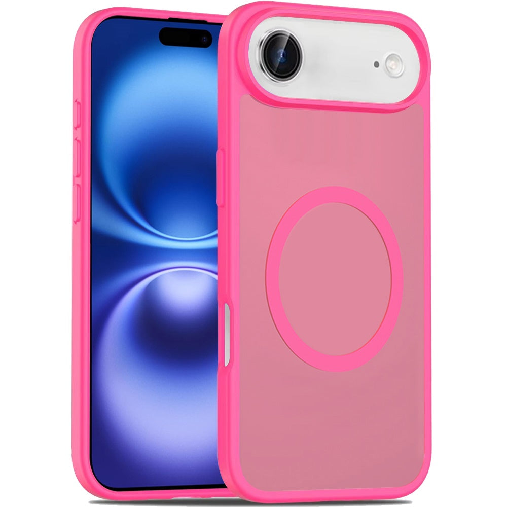 For Apple iPhone 17 Air (6.6") MagSafe Compatible Case Hybrid Soft TPU Bumper Hard Translucent Matte Back Slim Shockproof Case Cover