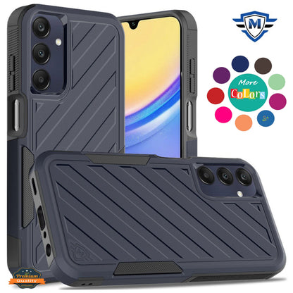 For Motorola Moto G Stylus 5G 2025 Premium Hybrid Rugged lined Shockproof Textured 2-in-1 Non-Slip Hard PC & TPU Non Slip Tough Case Cover