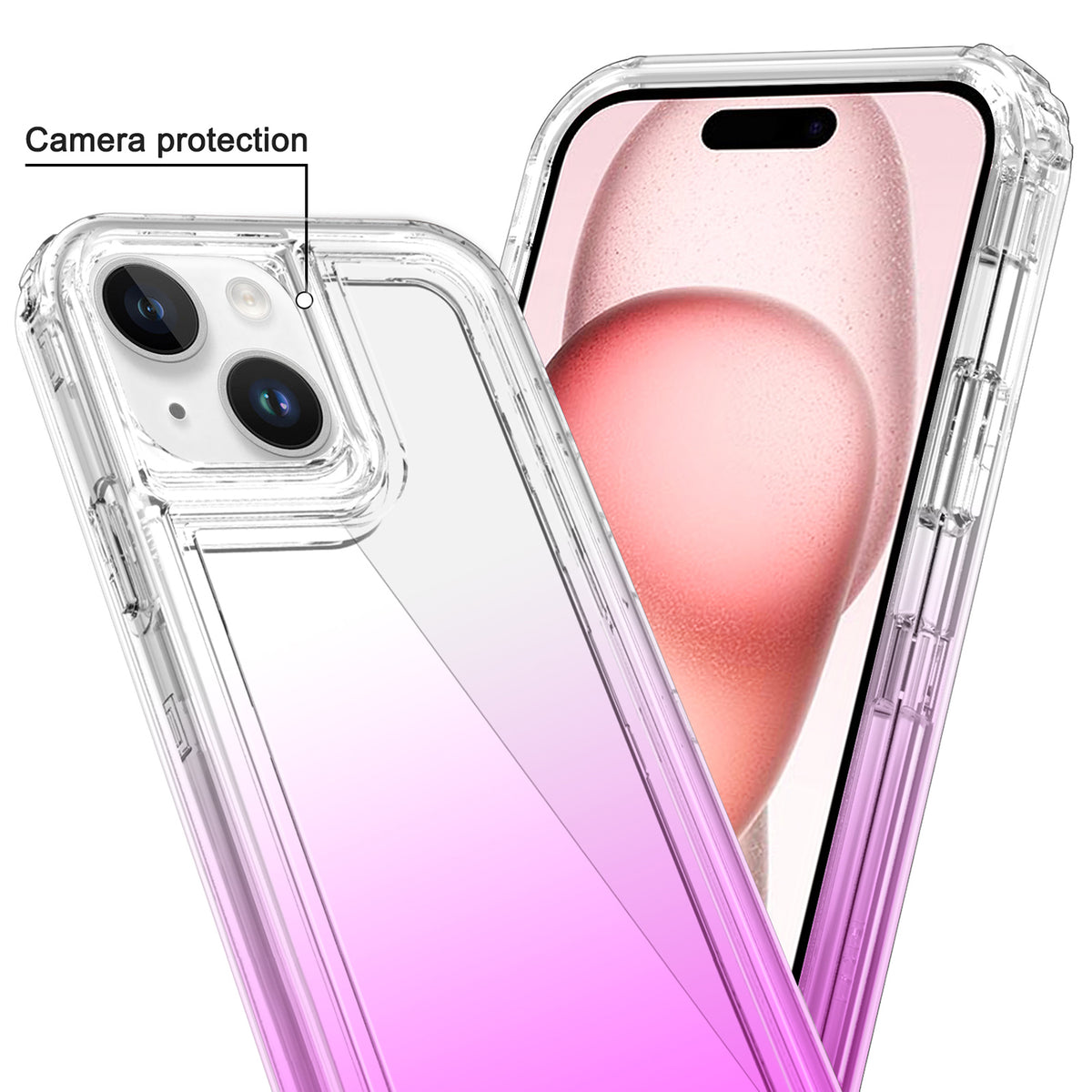 For Samsung Galaxy S25+ /S25 Plus /S24+ Plus Hybrid 3-in-1 Clear Case - Two-Tone Transparent Shockproof TPU + Hard Protective Frame Case Cover