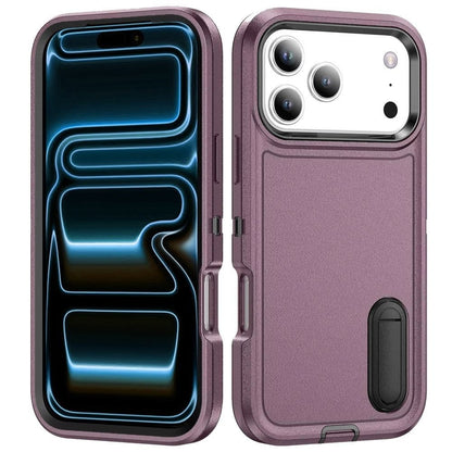 Phone Case for Apple iPhone 18 Pro 3in1 Tough Rugged Kickstand Shockproof Armor Grip Heavy Duty Drop Resistant Protective Hybrid Cover