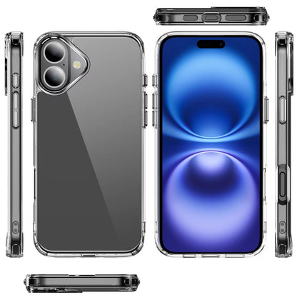 For Apple iPhone 17 Shockproof Slim Crystal Clear Transparent Hybrid Cover with Enhanced Drop Protection Case Cover Transparent