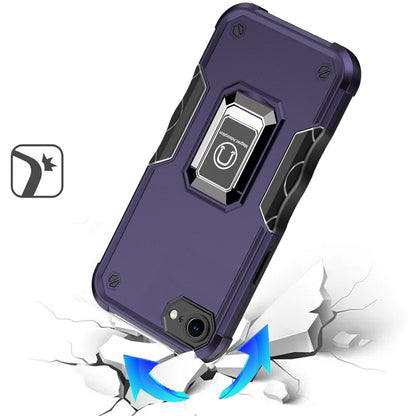 For Apple iPhone 17E /16E Hybrid Stand Magnetic Ring Holder Kickstand Heavy Duty Rugged Drop Silicone & Hard PC Shockproof Case Cover