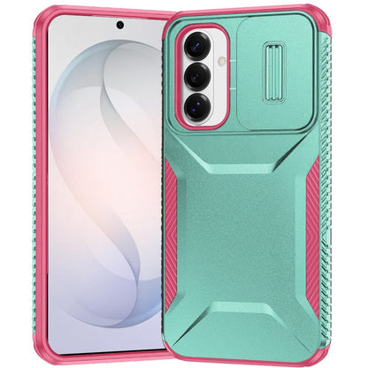 Phone Case for Samsung Galaxy S26 FE /Fan Edition Shockproof Hybrid Rugged Grip Camera Window Guard Window Protective Heavy Duty Slim Textured Design Cover Green