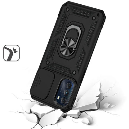 For Samsung Galaxy S26+ / S26 Plus Hybrid Ring Shockproof with 360° Rotate Ring Kickstand, Camera Lens Protection, Soft Edge Bumper Case Cover
