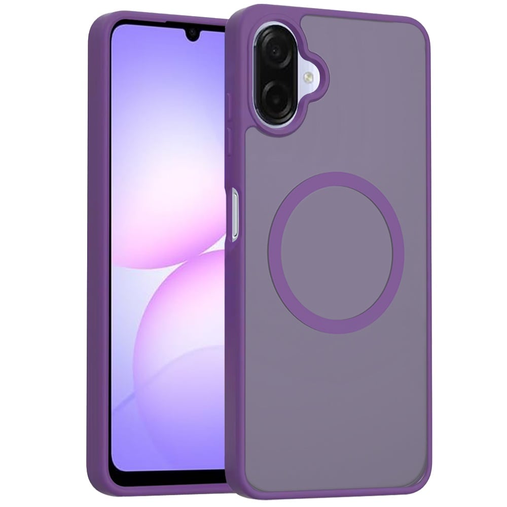For Samsung Galaxy A07 MagSafe Compatible Case Hybrid Soft TPU Bumper Hard Translucent Matte Back Slim Shockproof Case Cover