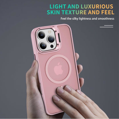 For Apple iPhone 17 AIR Clear Back Hybrid with MagSafe Compatible Metal Camera Stand Colorful Bumper Frame Shockproof Case Cover