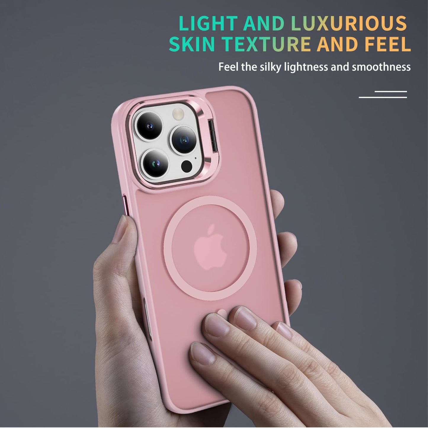 Phone Case Cover for Samsung Galaxy S26+ / S26 Plus Clear Back Hybrid with MagSafe Compatible Metal Camera Stand Colorful Bumper Frame Shockproof Cover Black