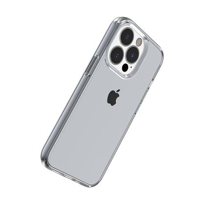 Phone Case for Apple iPhone 14/13 Shockproof Thick 3mm Clear Heavy Duty Drop Resistant TPU Reinforced Corner Protective Transparent Durable Cover Smoke