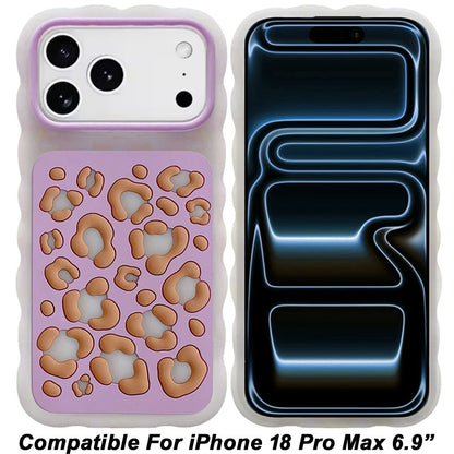 Phone Case for Apple iPhone 18 Pro Max/ 17 Pro Max Fashionable Silicone Textured Decorative Design Pattern Protective Rubber TPU Hybrid Protection Cover