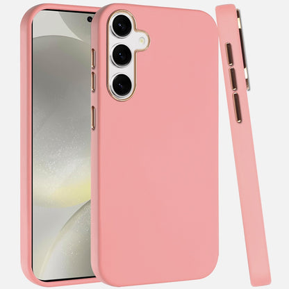 For Samsung Galaxy S25 /S24 Hybrid Armor Shockproof, Durable Bumper Rubber Gummy Gel Slick Hard PC Silicone TPU Case Cover