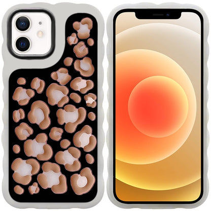 Phone Case for Apple iPhone 12 /12 Pro Fashionable Silicone Textured Decorative Design Pattern Protective Rubber TPU Hybrid Protection Cover