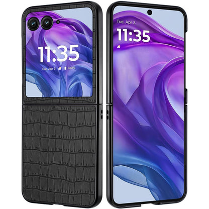 For Google Pixel 10 Pro Fold PU Vegan Leather Case, Premium Snap-On Hard Shell Cover, Slim Fit Protective Matte Finish Case Cover