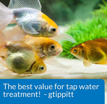 API Tap Water Conditioner Detoxifies Heavy Metals and Dechlorinates Aquarium Water [Aquarium Supplies] 7 oz (9 x 8 oz)