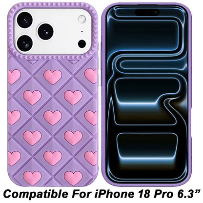 Fashionable Silicone Textured Decorative Design Pattern Protective Rubber TPU Hybrid Protection