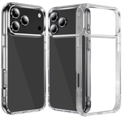 Phone Case for Apple iPhone 18 Pro Max Crystal Transparent Thick 2.0mm Shockproof Chrome Button Durable Grip Camera Protection Hybrid Design Cover Clear