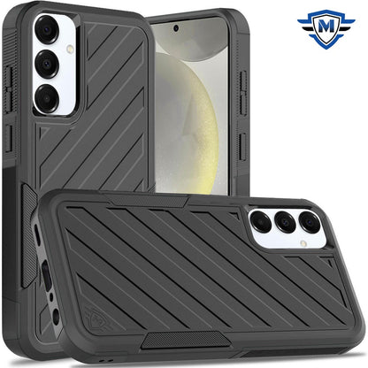 For Apple iPhone 17E /16E Premium Hybrid Rugged lined Shockproof Textured 2-in-1 Non-Slip Hard PC & TPU Non Slip Tough Case Cover