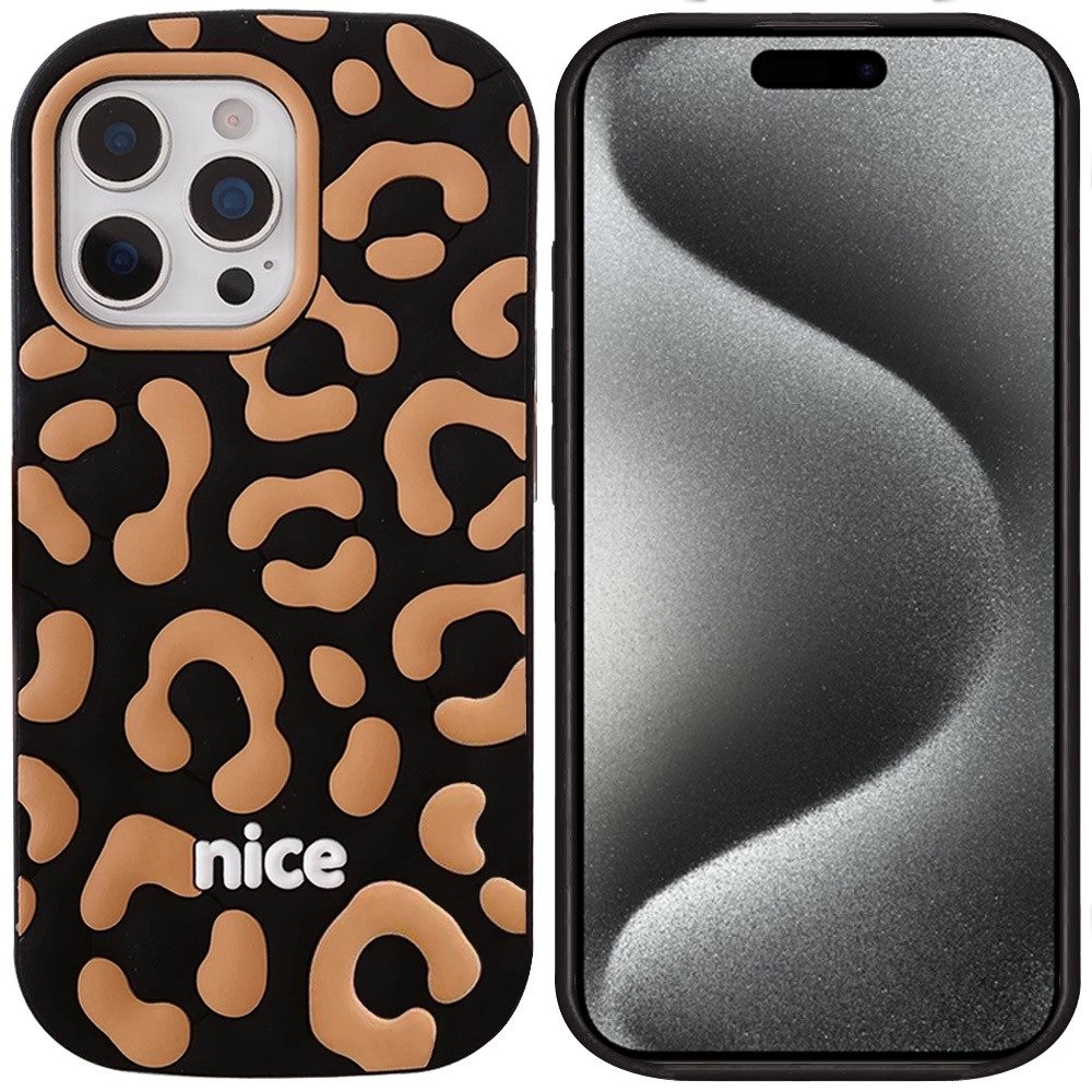 Fashionable Silicone Textured Decorative Design Pattern Protective Rubber TPU Hybrid Protection