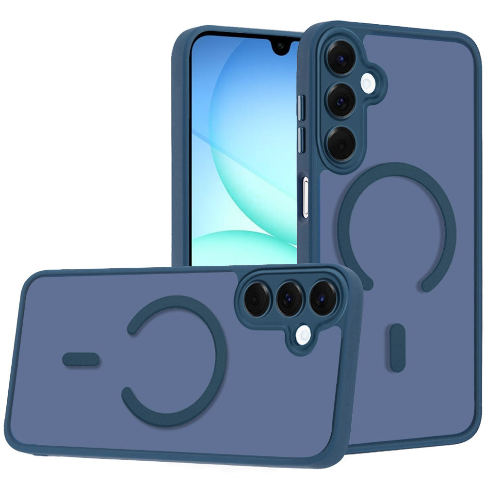 Matte Frosted Magnetic Back Hybrid Hard PC Soft TPU Camera Protection Slim Shock Absorbing Anti Fingerprint