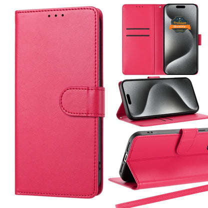 Phone Case for Samsung Galaxy Z Fold 8 Leather Wallet Folio Credit Card Holder with Magnetic Closure Wrist Strap Classic Flip Design Storage Slots Cover