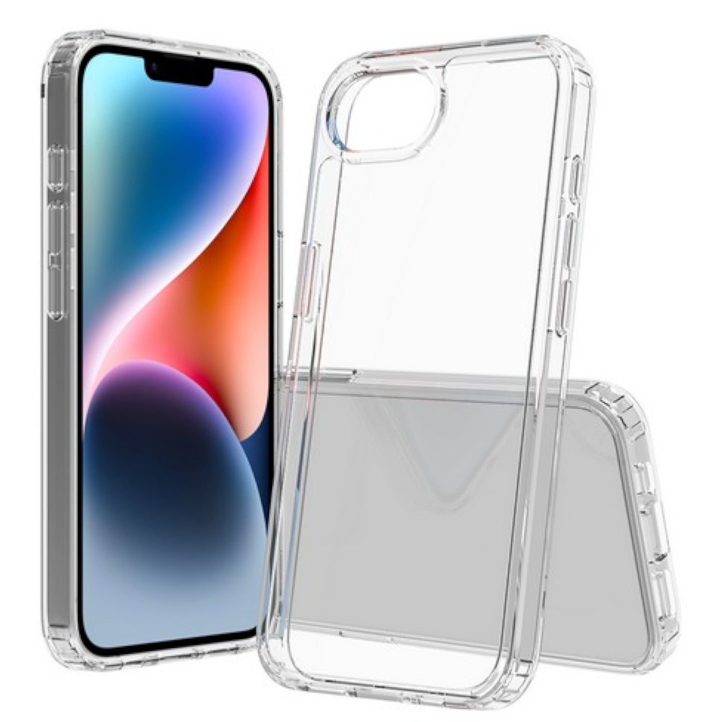 For Apple iPhone 16e /iPhone SE4 Crystal HD Clear Back Hybrid Case TPU Bumper Frame Slim Shockproof Hard Defender Case Cover