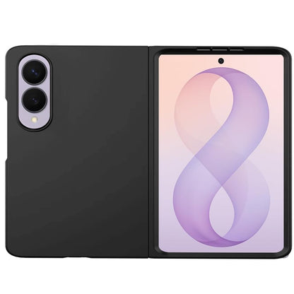 Phone Case for Samsung Galaxy Z Fold 8 Snap On Hard Shell Matte Finish Slim Fit Rubber TPU Soft Lightweight Protective Cover Black