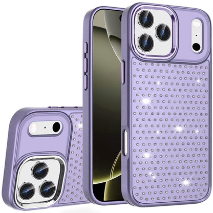 Phone Case Cover for Apple iPhone 18 Pro /17 Pro Bling Diamond Metallic, Full Sparkle Chrome Edged Hybrid Protective Shockproof Cover