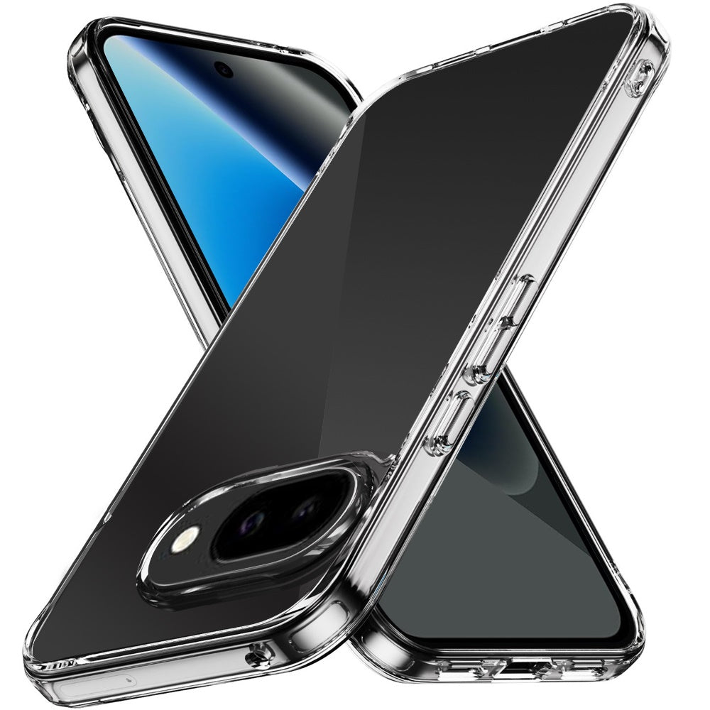 For Google Pixel 10a Shockproof Slim Crystal Clear Transparent Hybrid Cover with Enhanced Drop Protection Case Cover Transparent