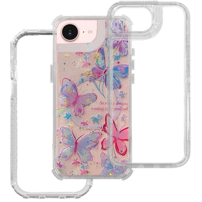 Phone Case for Apple iPhone 17E /16E /SE4 Magnetic Hybrid Fashion Printed Pattern Artwork Stylish Printed Design Dual Layers TPU Rubber SIlicone Hard PC Cover