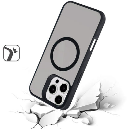 For Apple iPhone 16 Plus (6.7") Magnetic Case Hybrid Compatible with MagSafe TPU Slim Fit Shockproof Matte Hard Back Protective Case Cover