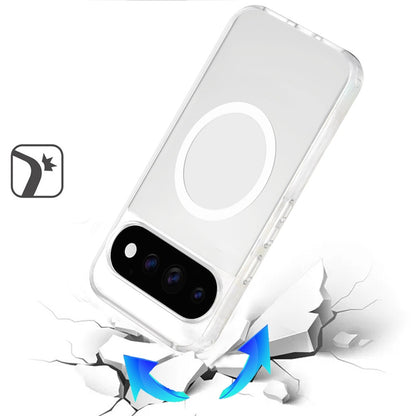 Magnetic Matte Hybrid Shockproof Smooth Grip Durable Camera Protection Anti-Slip Soft Touch TPU Armor