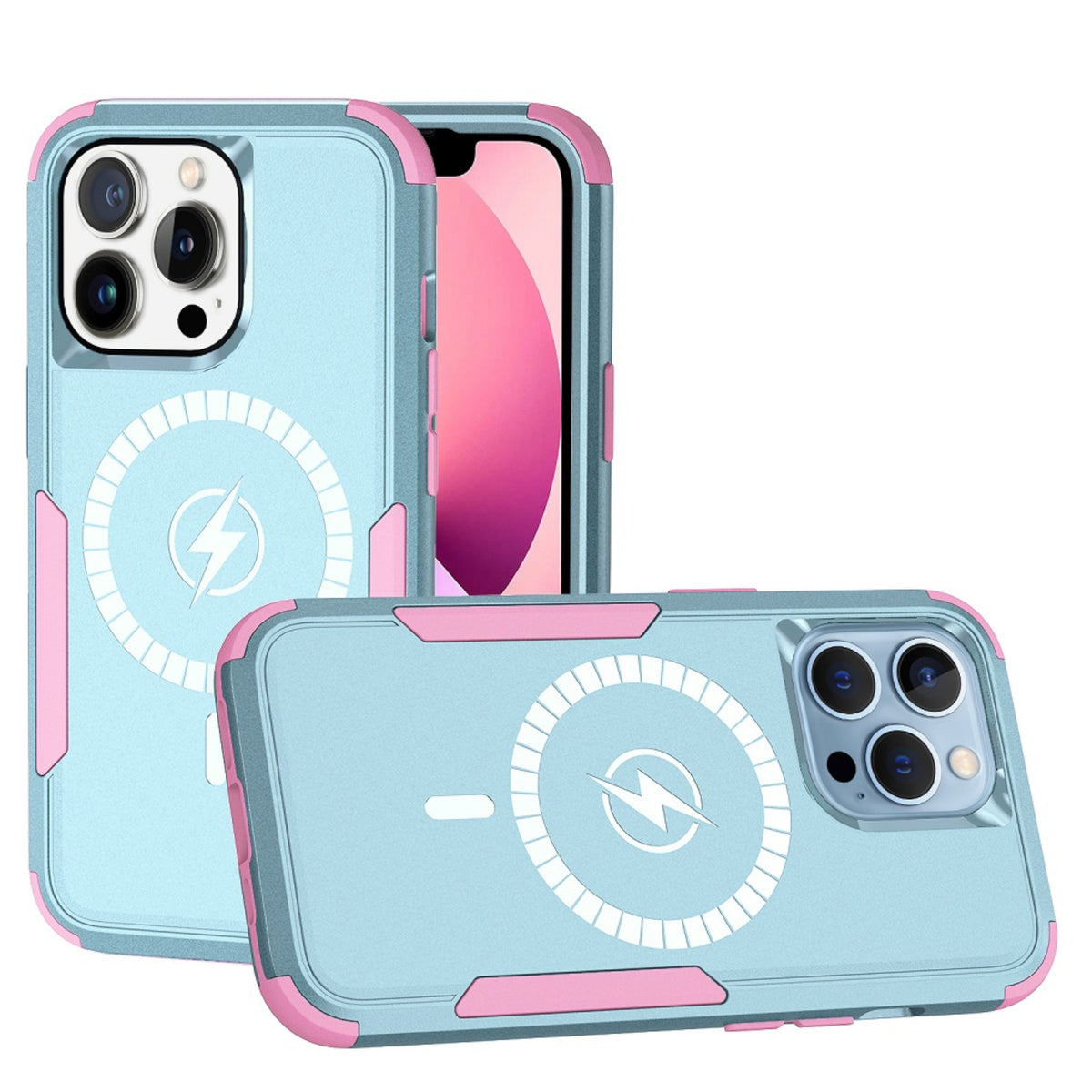For Samsung Galaxy S25 Ultra Heavy Duty Rugged & Dual-Layer Protection and Magnetic Circle Compatible with Magsafe Shockproof Case Cover