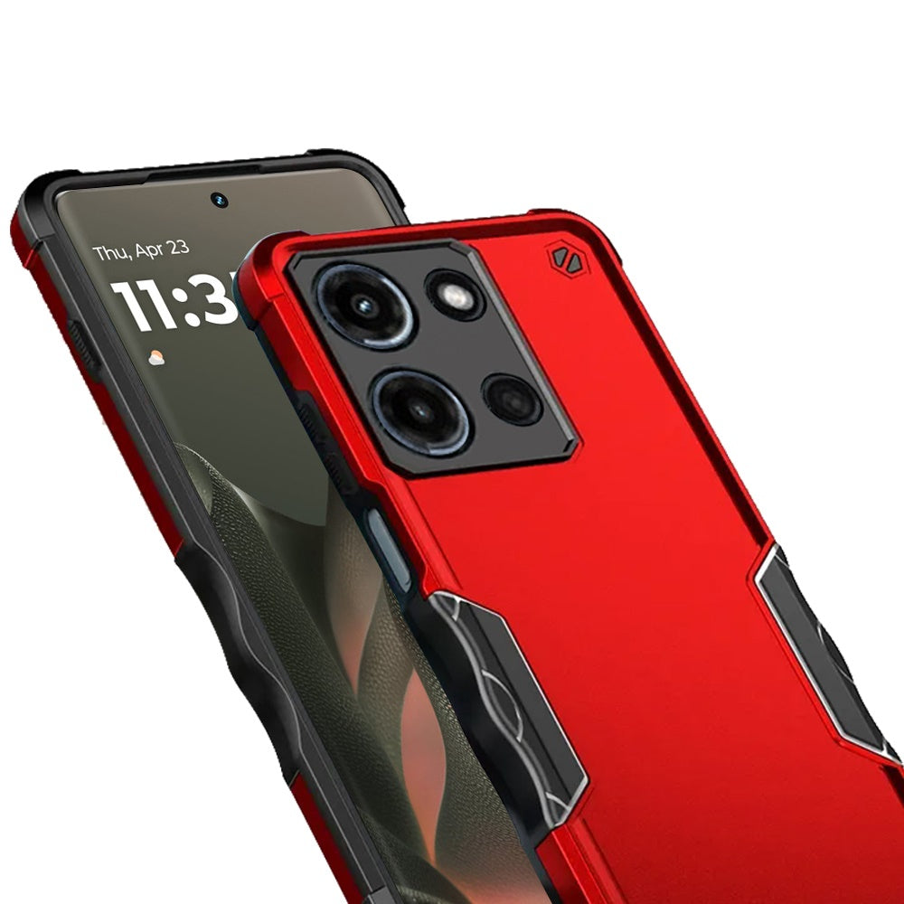 For Motorola Edge 2025 Slim Tough Shockproof Hybrid Heavy Duty 2in1 Dual Layer TPU Bumper Rugged Rubber Defend Armor Case Cover