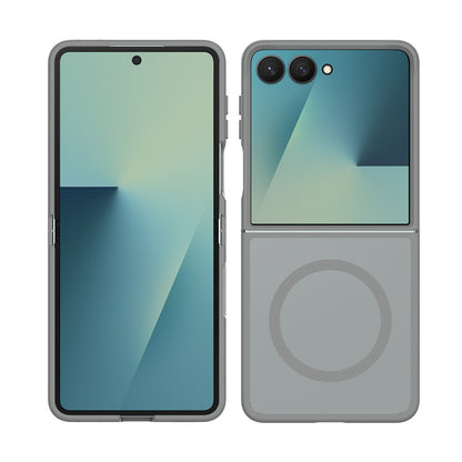 Phone Case for Samsung Galaxy Z Flip 8 Magnetic Matte Hybrid Shockproof Smooth Grip Durable Camera Protection Anti-Slip Soft Touch TPU Armor Cover