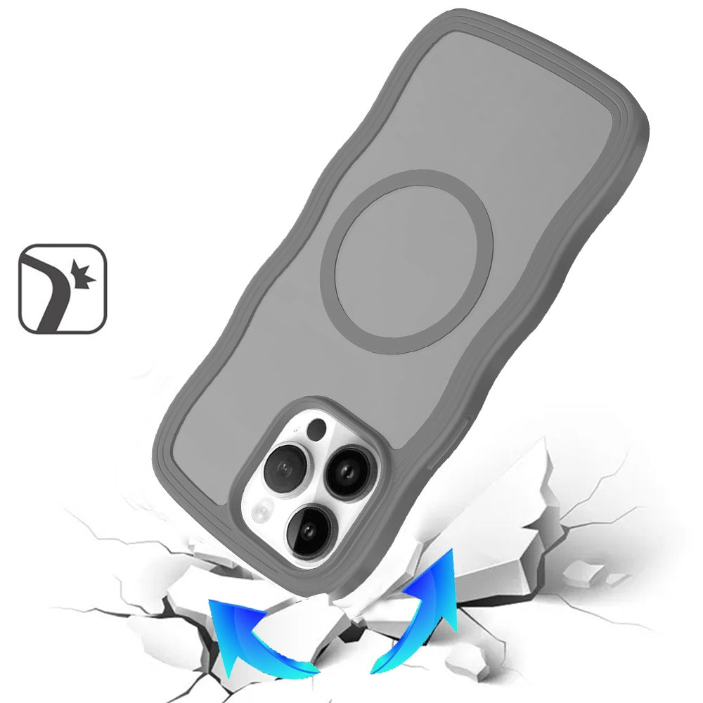 Grip Hand Magnetic Circle Shockproof Hybrid Durable Frame Rugged Protective Secure Hold Premium TPU