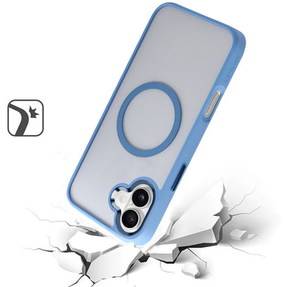 For Apple iPhone 16 Plus (6.7") Magnetic Protective Hybrid Case with MagSafe Compatible Bumper Shockproof Case Cover