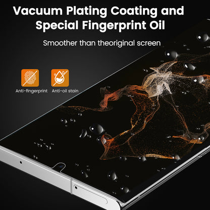 Standard for Samsung Galaxy S24 5G Samsung Galaxy S24 5G Full-Coverage Tempered Glass Screen Protector [2.5D Round Edge] Glass Film 0.3mm Full Cover Clear Black