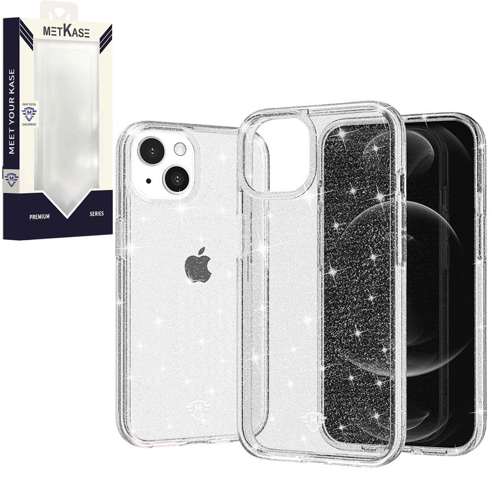 For Apple iPhone 16 Pro Max (6.9") Premium Glitter Shiny Sparkle Bling [MagSafe Compatible] TPU Rubber Hard PC Back Hybrid Case Cover